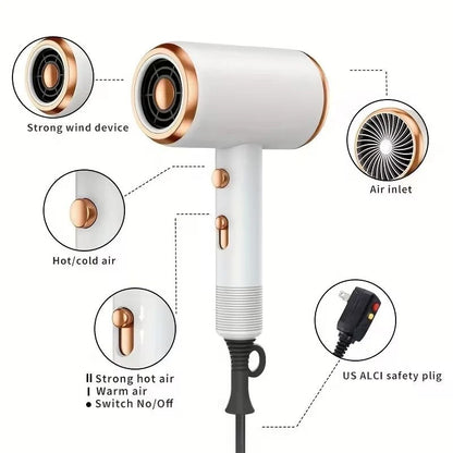 Ionic Hair Dryer with Diffuser – Designed for Fast & Efficient Styling